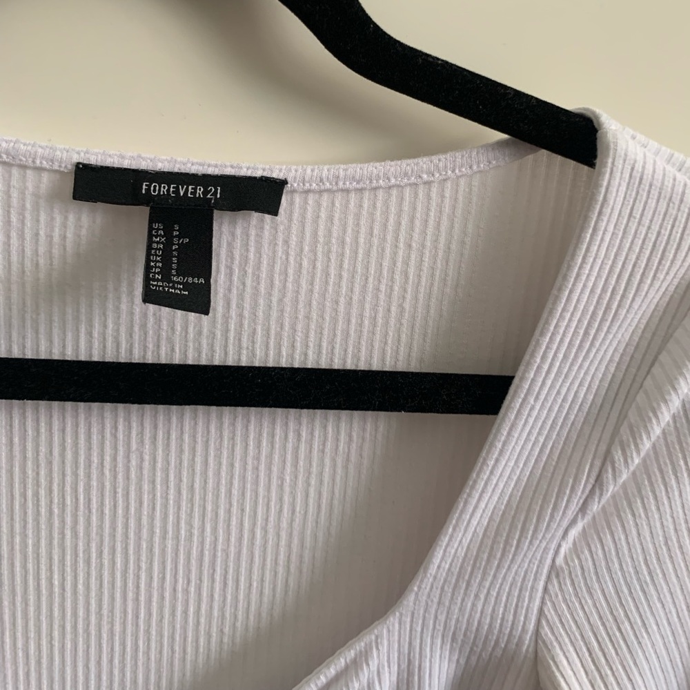 Forever 21 Ribbed Long sleeve Top - Picture 3 of 4